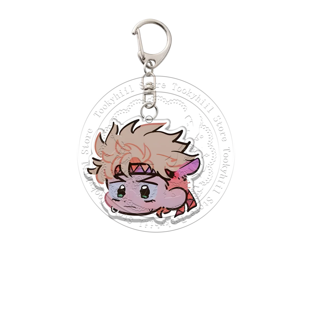 JoJo's Bizarre Adventure Deko-Schlüsselanhänger Kawaii Anhänger Taschenzubehör Anime Cartoon Junge Student Anime Cartoon Geburtstagsgeschenk – Detail 12
