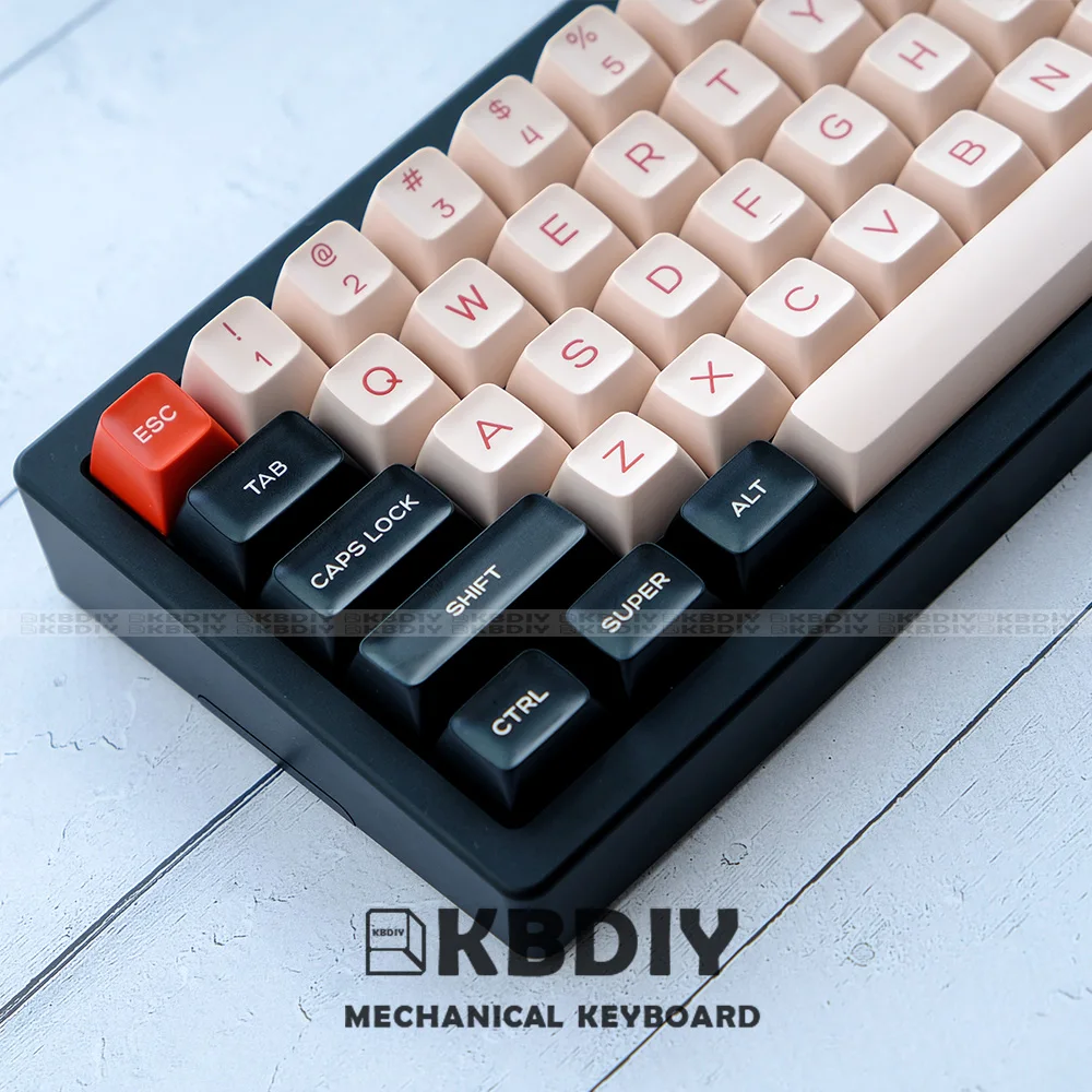 Kbdiy-gmkfans Flamingo Keycap Teclado Mecânico Pbt Perfil SA Personalizado Double Shot Iso 160 Teclas por Conjunto Gmk67