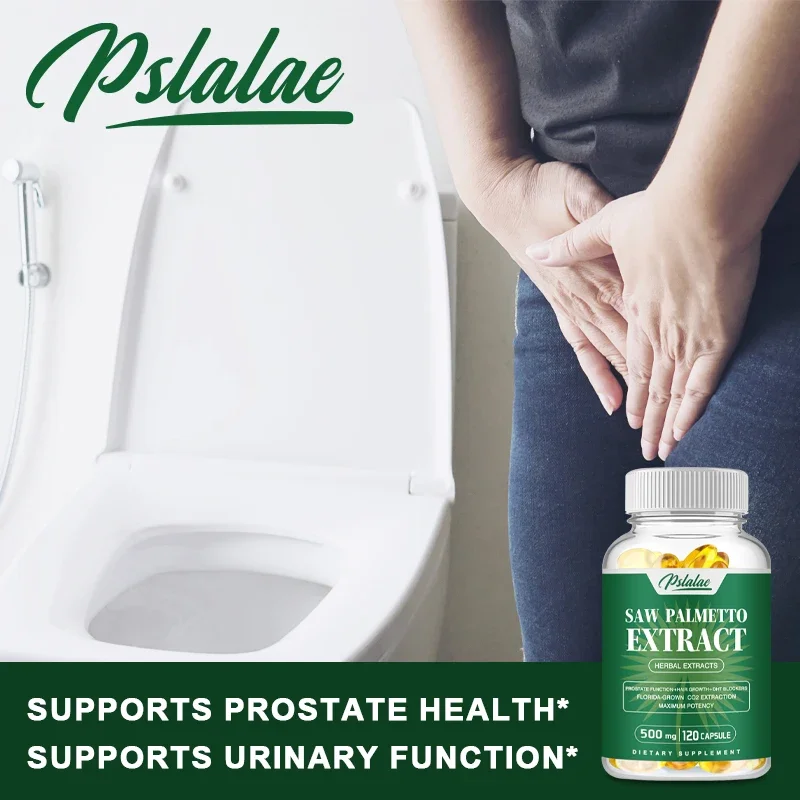Saw Palmetto Extract-Promotes Hair Growth, Supports Prostate, Urinary Tract Health, DHT Blocker Capsules