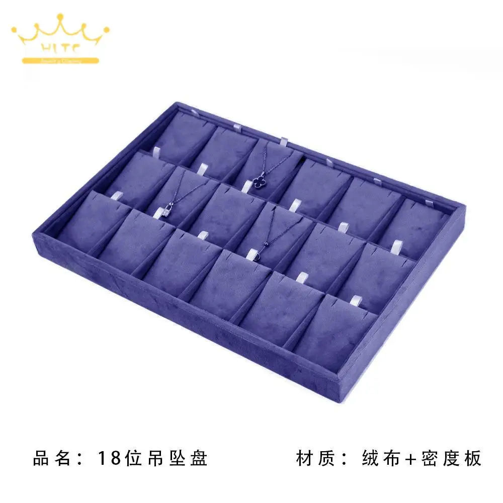 12 Grid Bracelet Watch Premium Pillow Plate 20 Grid Velvet Earnail Pendant Jewelry Display Tray Adjustable Shelf 35*24 Menora