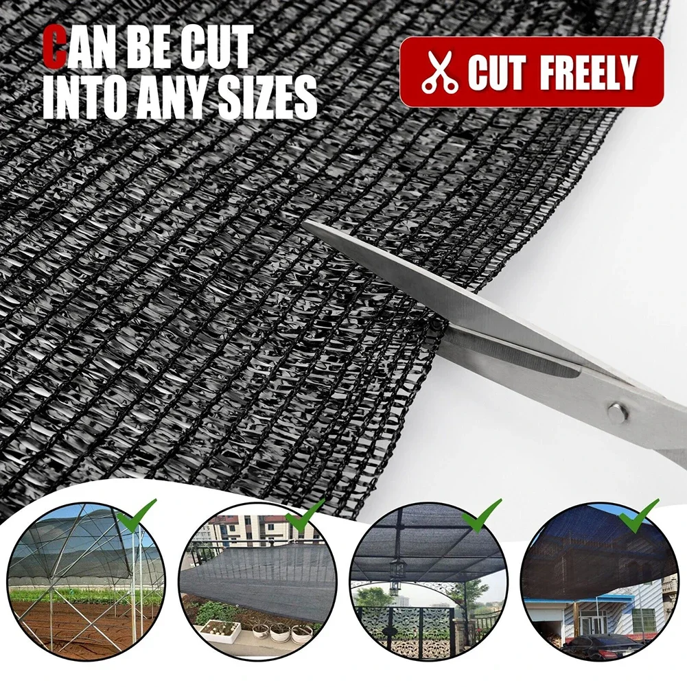 UV Resistant Shade Cloth for Garden Greenhouse Barn 10 x 6 M Wide Protects Plants and Poultry from Harmful Sun Rays