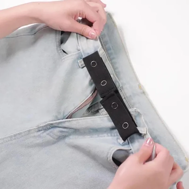 Knopfloser, elastischer, unsichtbarer Jeansgürtel, einfache Taille für Herren und Damen, elastisch, verstellbare Hose, Taillenumfang – Detail 6