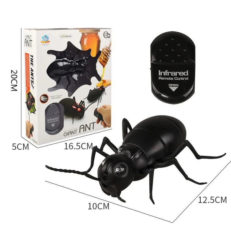 Funny Novelty Simulated Animal Infrared Remote Control Cockroach Spider Ant Electric Prank Children's Trick Party Toy 5