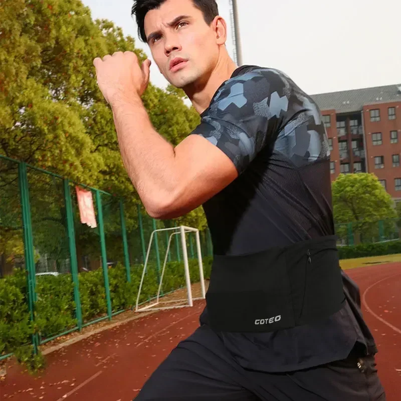 Large Capacity Sports Waist Bag Large Capacity Outdoor Belly Bag Mini Running Phone Waist Bag Men's and Women's Fitness Package 6
