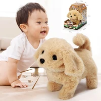 Kids Smart Interactive Plush Puppy Kids Electronic Toys Cute Robot Dog Walk Bark Jump Wag Tail Dog Toys for Baby Birthday Gift 1