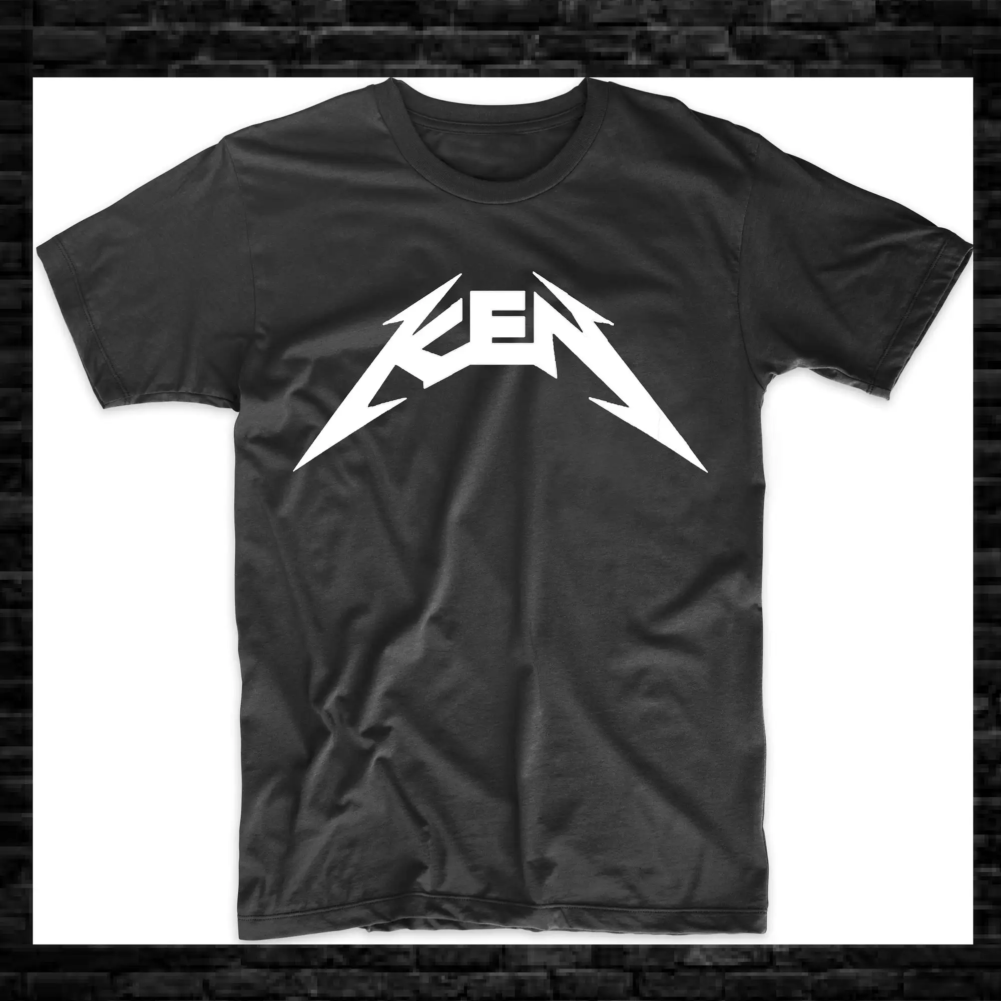 Ken Heavy Metal Guitar Funny Tee