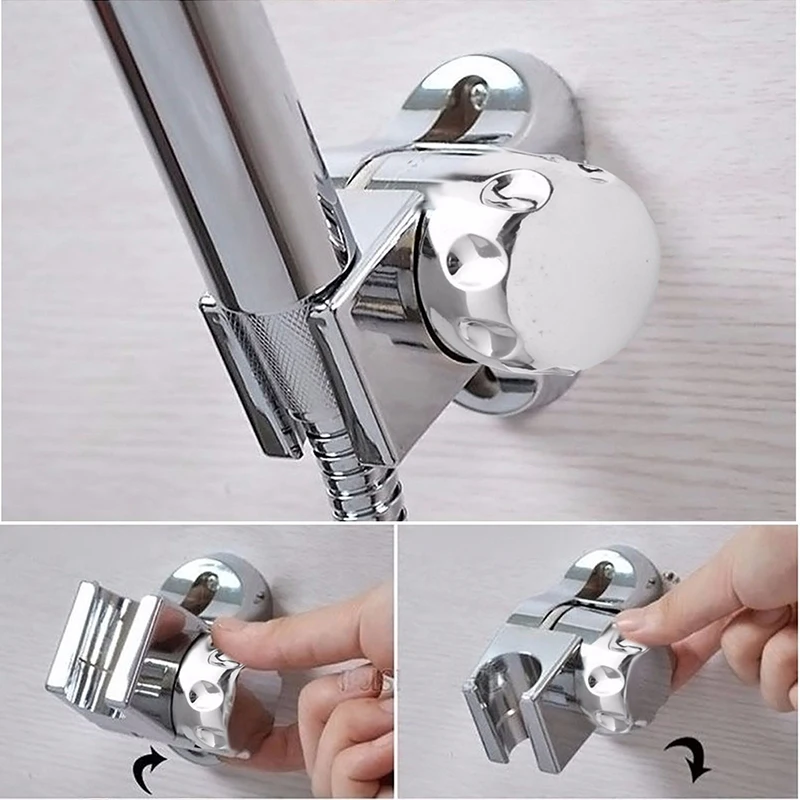 Universal Shower Head Holder Wall Mounted Shower Mounting Bracket Adjustable Faucet Sprinkler Fixation Base Bathroom Accessories