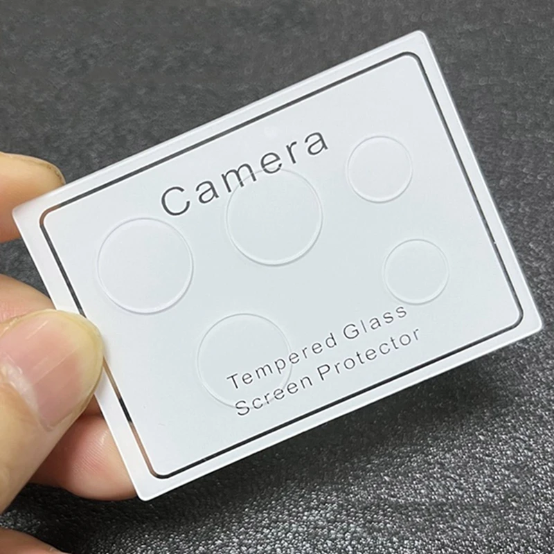 Premium HD Tempered Glass Camera Lens Protector - Anti-Scratch Cap for Enhanced Camera Protection
