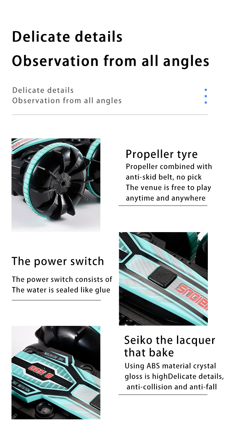 Flip RC Car Durable Toy for Kids