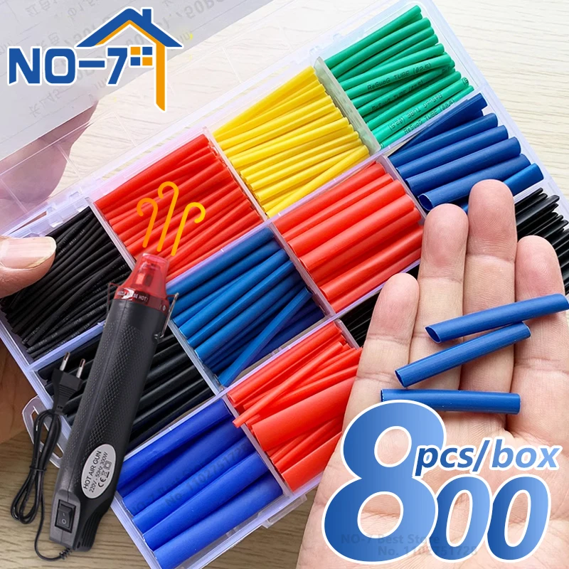 ชุดท่อหดแบบใช้ความร้อน, ลวดหด 2:1 ห่อตัวป้องกันสายเคเบิลไฟฟ้ากันน้ํา, ปลอกฉนวนท่อทนความร้อน 1