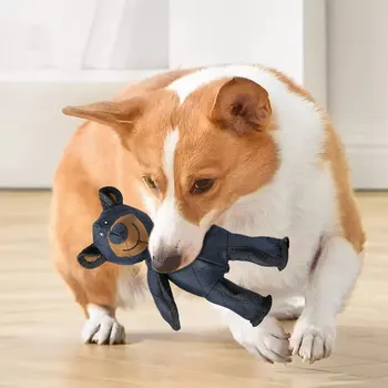 Mighty Bear Robust Bear Pet Soundmaking Toy Plush Interactive Dog Toy Grinding Cleaning Teeth Anti Bite Abreact Plaything Bear 2