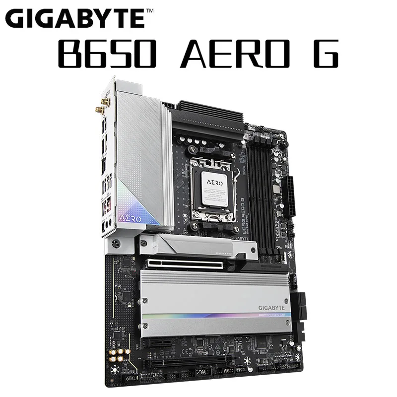 Gigabyte Socket AM5 B650 AERO G White Motherboard Supports AMD Ryzen 7000  Series DDR5 128GB 6666MHz RAM Wi-Fi 6E placas-mãe New - AliExpress
