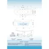 72" Freestanding Bathtub with Whirlpool Water Jetted and Air Bubble，Heated Soaking Combination Bathtub with LED Control Panel 6