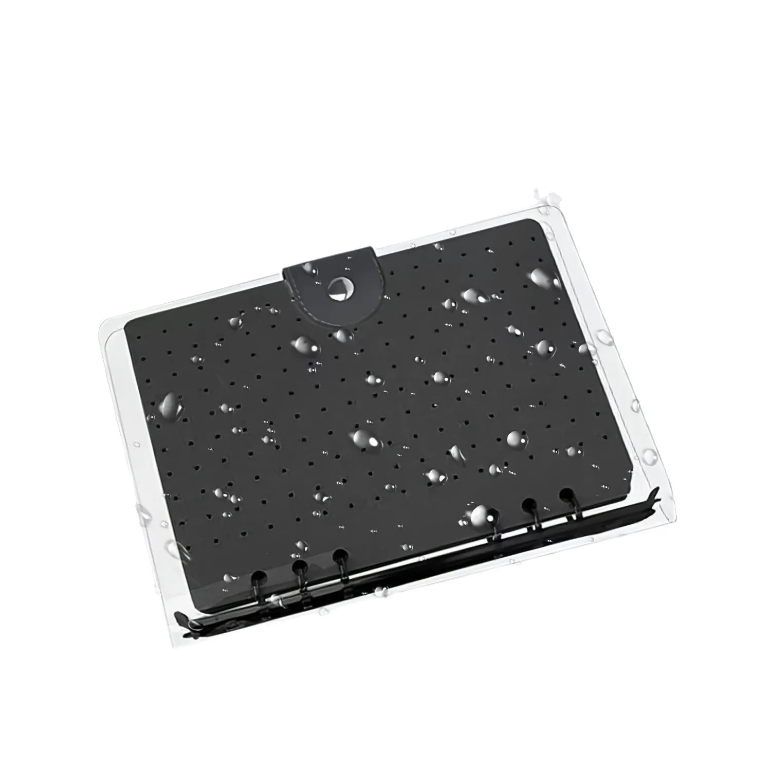 1pc 23.36cm*17cm Felt Storage Box Enamel Pin Display Book 8 Pages 350 Holes Storage Display Portable Felt Lake Blue black