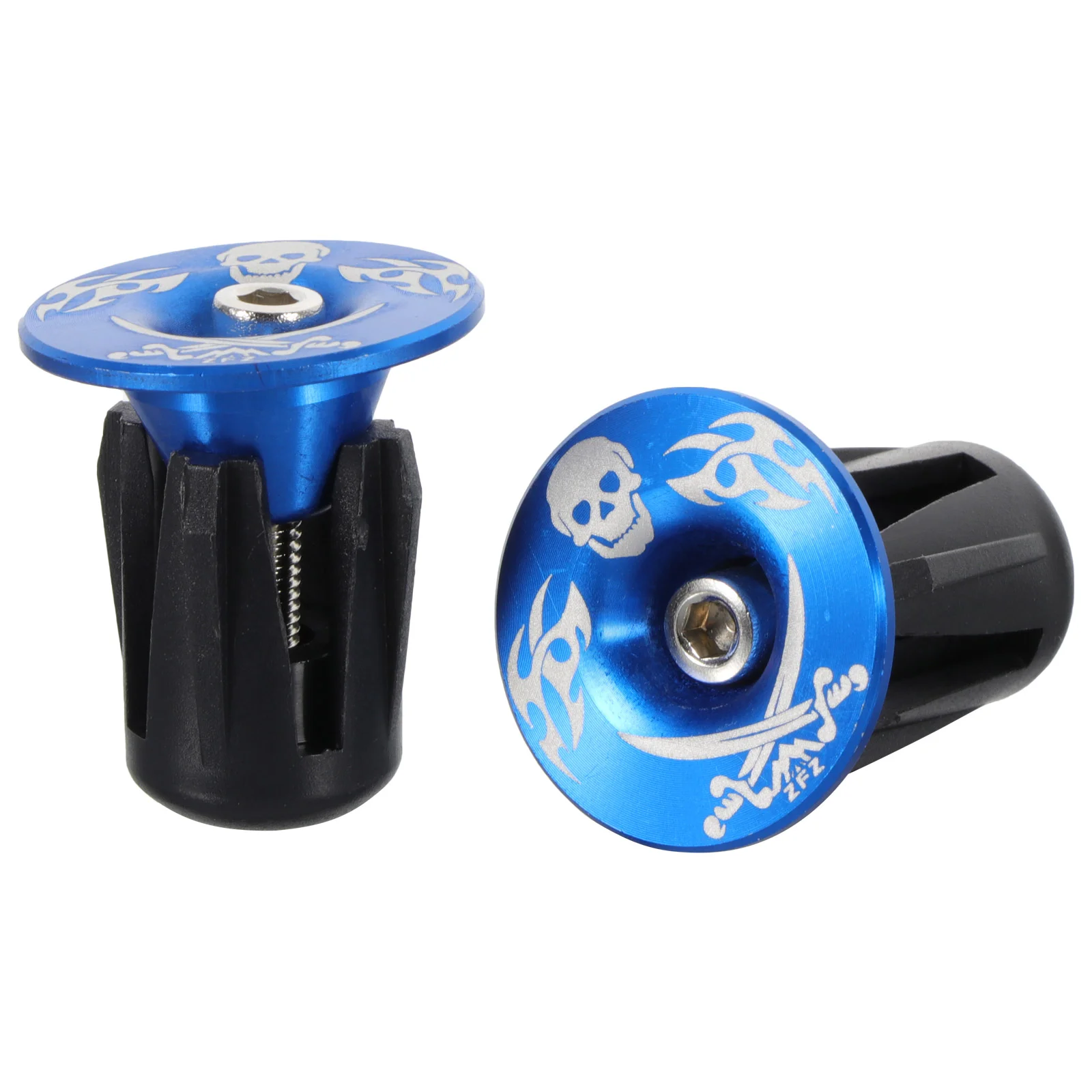 

1 Pair Lock Handlebar End Plugs Handle Bar Grip Plugs Road Bike Grip Plug