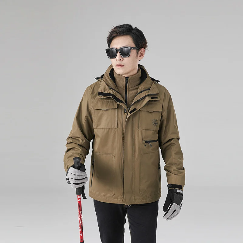 

Plus Size 5XL Military Tactical Jackets Men Waterproof Multifunctional Pocket Outdoor Hiking Wear-resistant Coat Male
