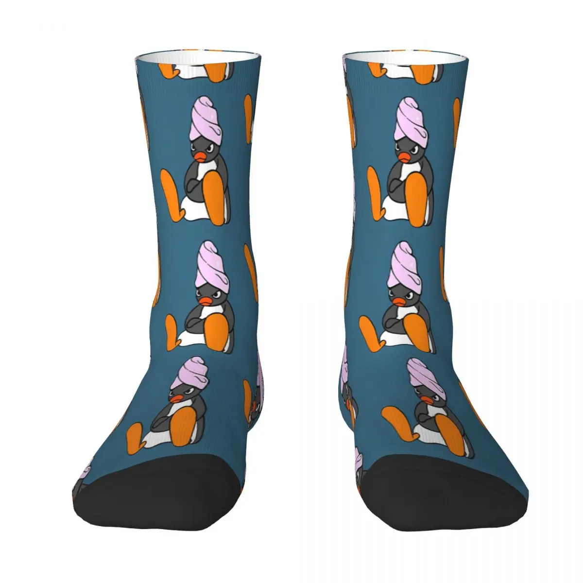

Angry Pingu Shower Official Merch Sock Socks Men Women Polyester Stockings Customizable Hip Hop