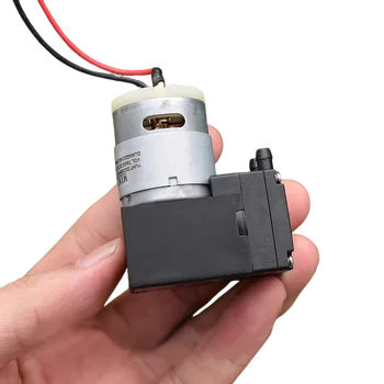 ปั๊มสุญญากาศไดอะแฟรมขนาดเล็ก DC 6V-12V ปั๊มน้ำดูดอัตโนมัติ ปั๊มแรงดันลบขนาดเล็ก 1