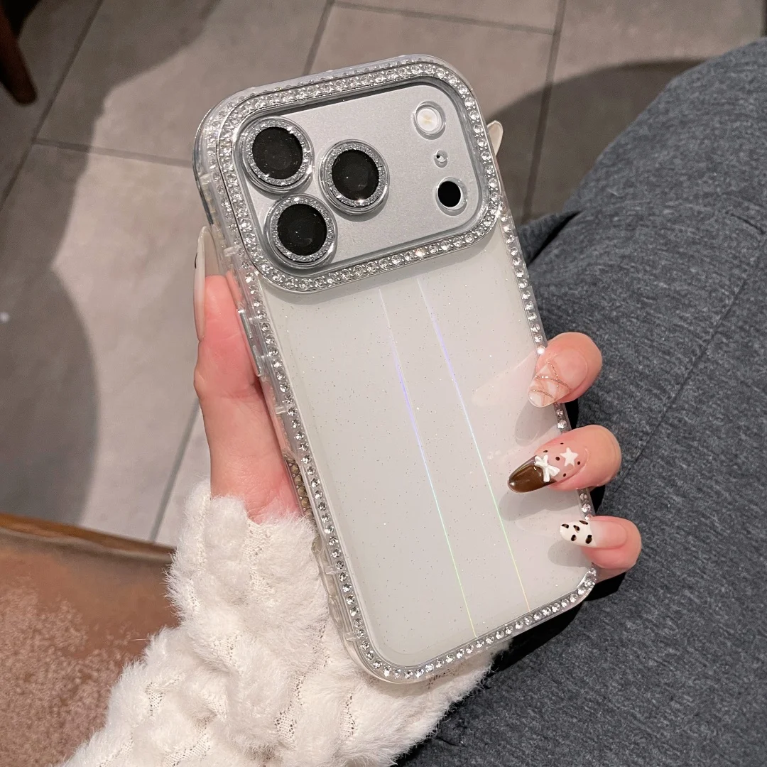 Luxury Bling Diamond-Studded Shockproof Glitter Phone Case