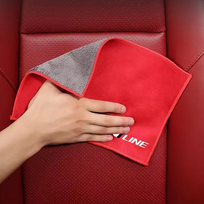 Car Microfiber Cleaning Towel Car Drying Towel Auto Washing Tools For Hyundai N Line Nline tucson kona sonata veloster i30 i20 microfiber towel cleaning cloth microfiber car towel microfiber towels microfiber washing towel car washing towel car drying towel drying cloth