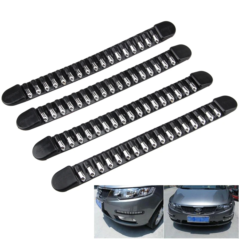 

Universal 4pcs Car Bumper Protectors Cover Fit For Most Cars Trucks