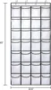 14/24 Pockets Over the Door Shoe Organizer Large Mesh Pockets With 4 Hooks Transparent Fabric Shoe Rack Storage Bag For Bedroom 3