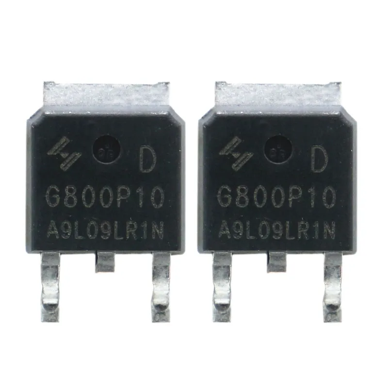 

10pcs/Lot HYG800P10LR1D TO-252-2 MARKING;G800P10 P-Channel Enhancement ModeMOSFET -100V -20A Brand New Genuine Product