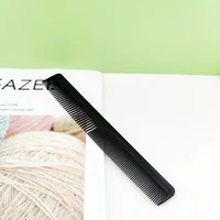 5 Pieces Fine Cutting Wide Tooth Hair Barber Carbon Fiber Salon Hairdressing Comb Heat Resistant Styling Grooming Comb 2