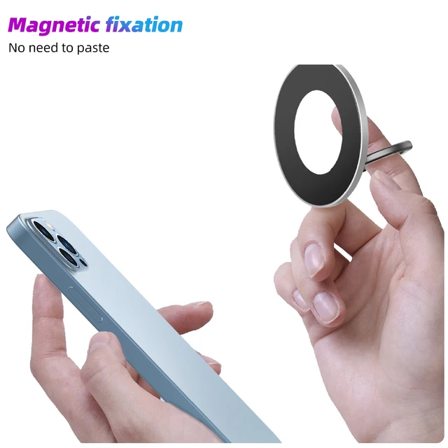 2023 Nuovo supporto per anello magnetico per telefono per accessori MagSafe Staffa di supporto per anello per dito regolabile per custodia magnetica per iPhone 3