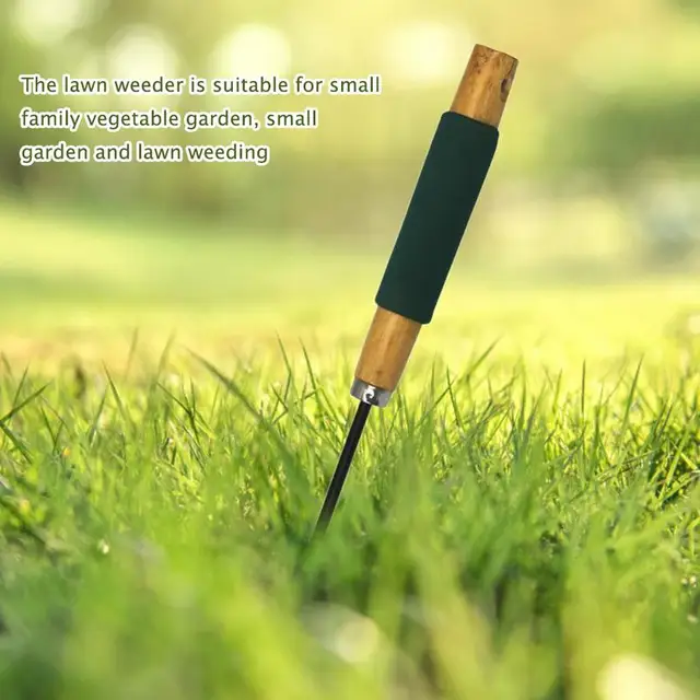 Új Rozsdamentes Acél Kerti Gyep Gyomi Mini Gyomláló Szerszám A Kültéri Udvari Villához - Image 3