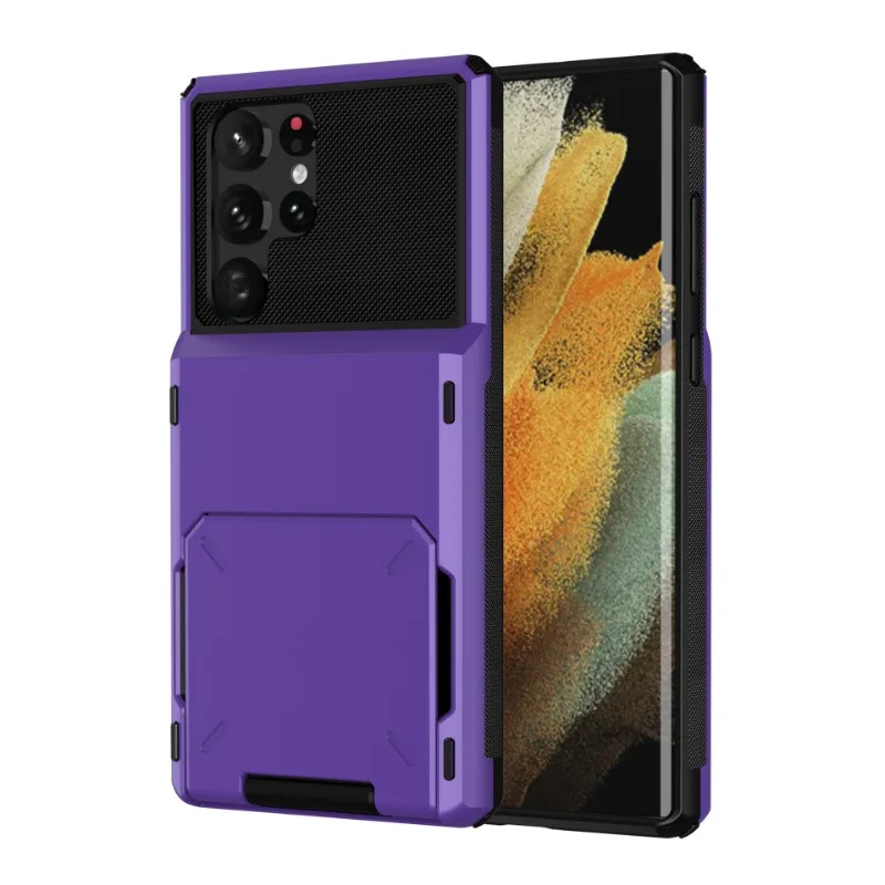 Premium Flip Wallet Phone Case with Card Holder - Elegant and Functional Design