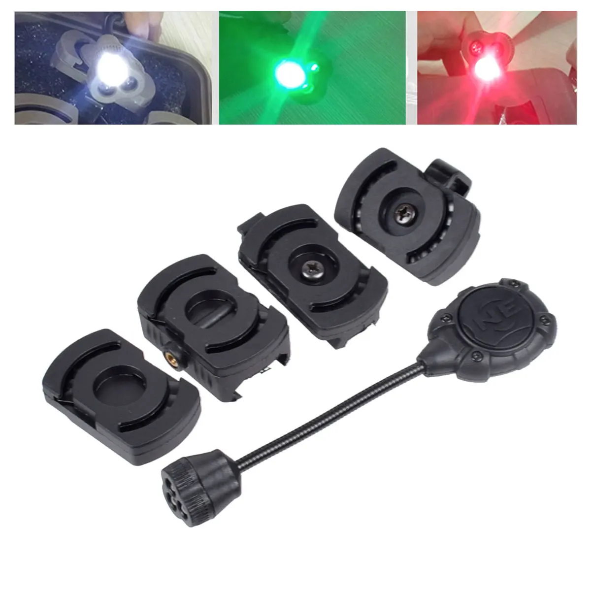 

Airsoft Tactical Helmet Strobe Light Mpls 3 Mode LED Helmet Lights Military Fast Helmet Lamp Hunting Survival Safety FlashLight