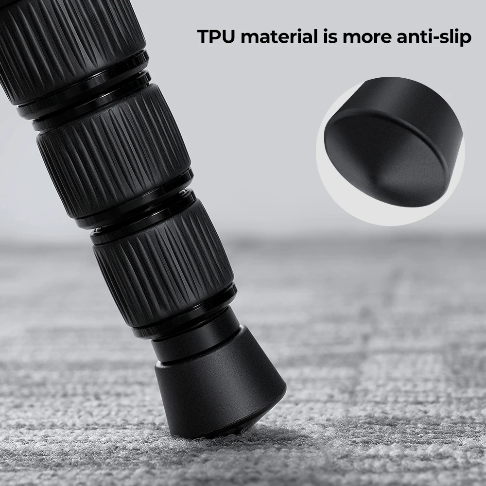 Description Picture 6 of itemK&F Concept 3Pcs Universal Tripod Foot Spikes Set 1/4 Inch Thread Rubber Anti-Slip Tripod Monopod Legs Feet Replacement Parts