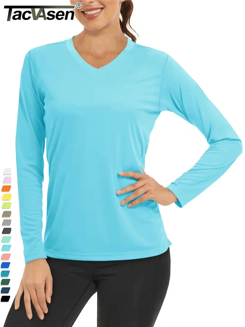 Columbia Sun Shirt Women|women's Upf 50+ Long Sleeve V-neck