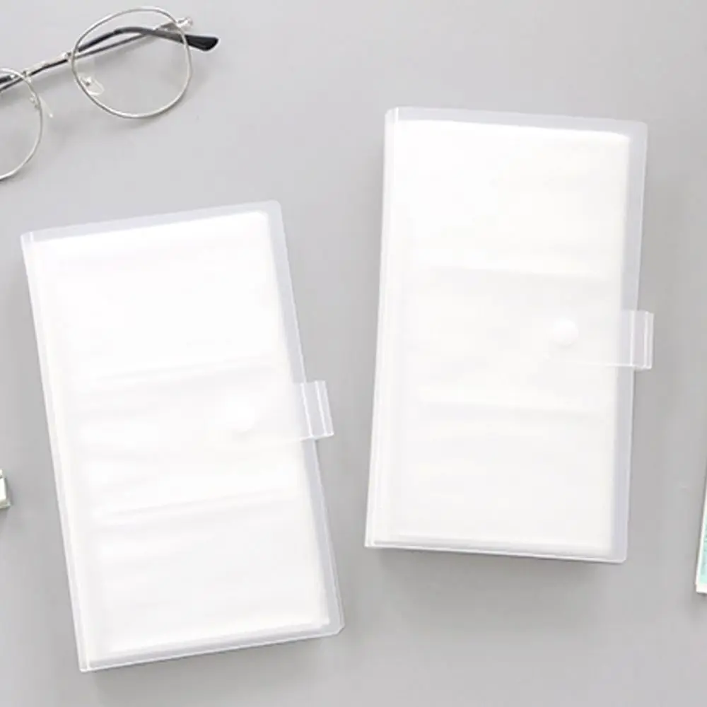 Multi-Size Transparent Photo Card Holder Album - Stylish Photocard Organizer with 80/160 Slots