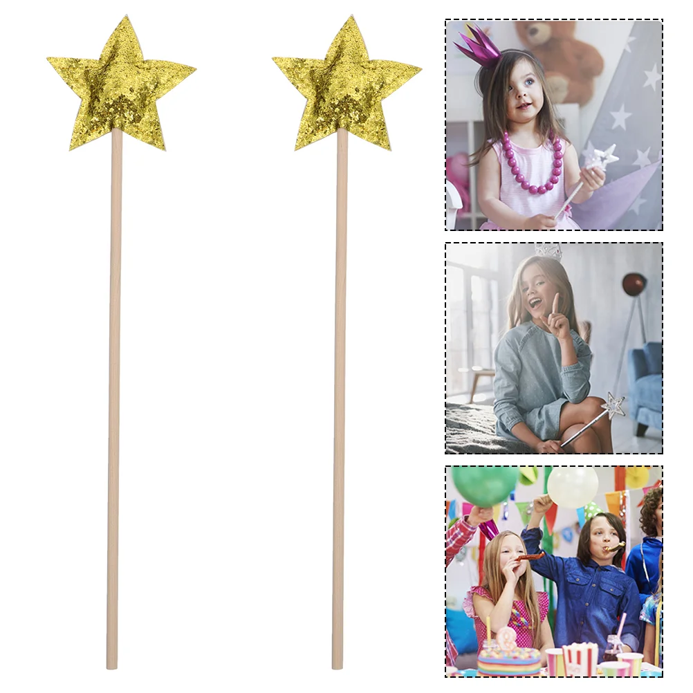 

Star Shape Fairy Wand Glitter Fairy Sticks Angel Girls Princess Cosplay Costume Props Kids Educational Toys Gifts