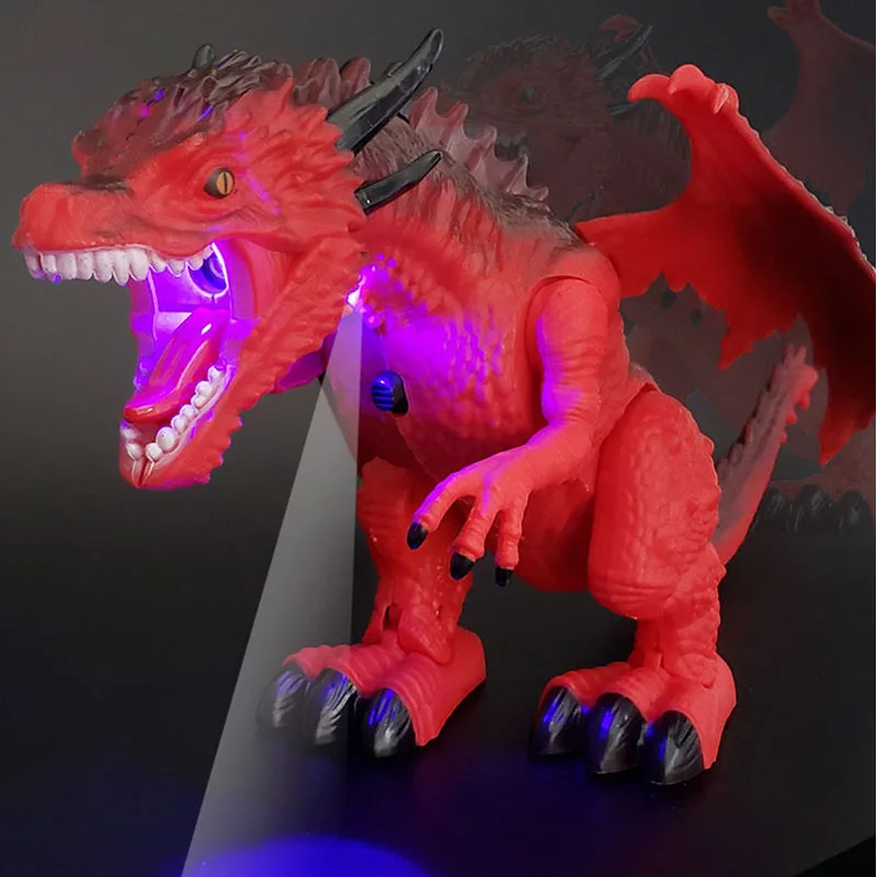 Remote Control Movable Dinosaur RC Spray Fly Dragon With Light Projection And Sound Simulational Animal Model Children s Toy AliExpress