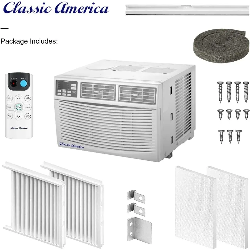 8000 BTU WiFi Enabled, Alexa Ready, Energy Savings - Window Mounted Air Conditioners Unit (10.9 CEER 120 VAC) White, Cool Only 4