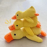 Duck Shape Dog Toy Quacking Plush Pet Toy For Small Large Dog Durable Puppy Molar Chew Toy Fun Interactive Plaything Dog Supplie 2
