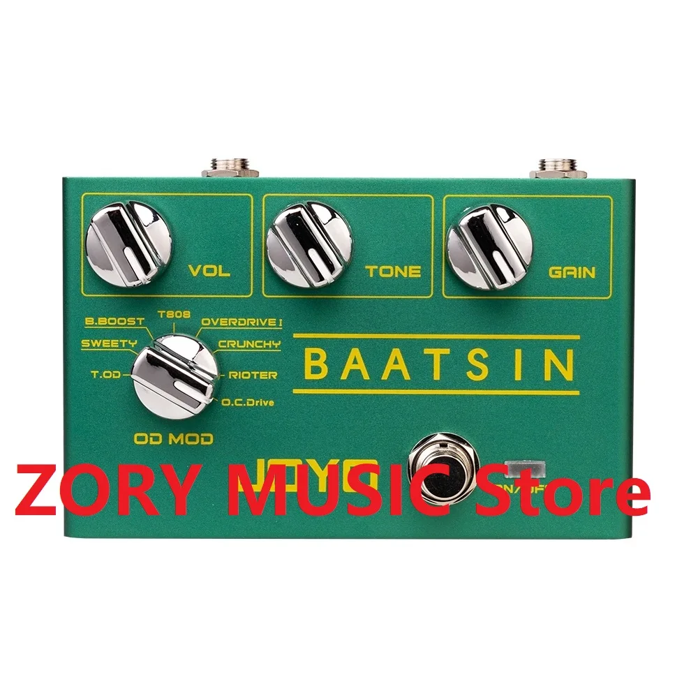 

JOYO R-11 BAATSIN Classic Overdrive Distortion Pedal With 8 OD/DS Distortion Effect Pedal For Electric Guitar Effect