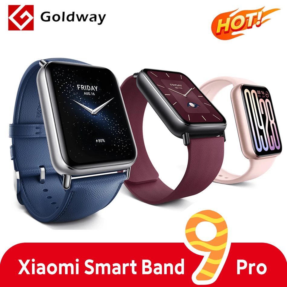 Xiaomi Smart Mi Band 9 Pro Global Version 1.74'' AMOLED Smartwatch Bracelet Health Monitoring Fitness Tracker 150+ Sports Mode