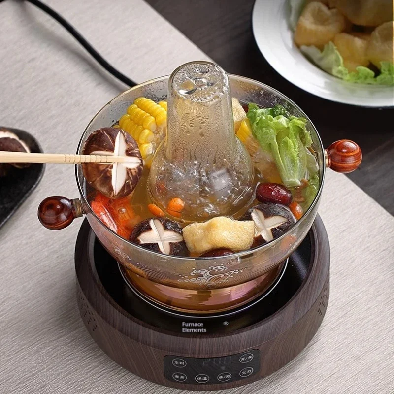 Household Elektrisch Hotpot Cooker Mini Electric Ceramic Stove Hot Pot Machine Cuisiniere Electrique 4