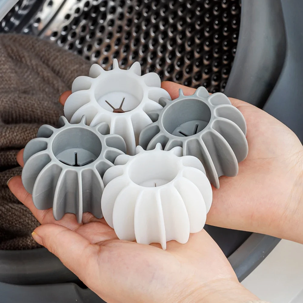 Laundry Ball Reusable Silicone Clothes Hair Cleaning Tools Pet Hair Remover Washing Machine Cat Catcher