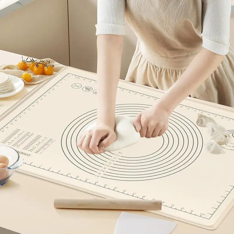 Rolling Mat Pastry Cutting Mat Magic Dough Non Slip Flexible