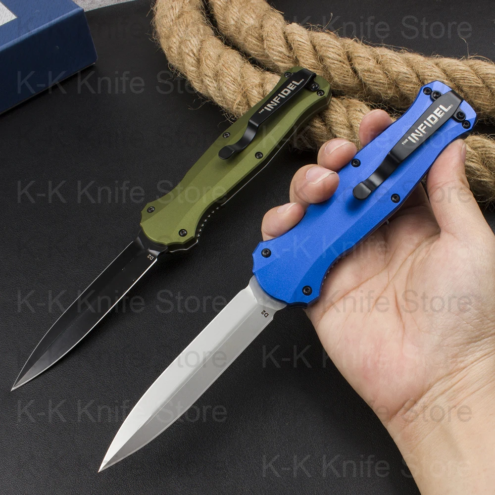 

Bench3310made Infidel Knife 5CR15MOV Steel 57HRC 6061 Aluminum Material Handle Outdoor Camping Self Defense BM3310 Pocket Knife