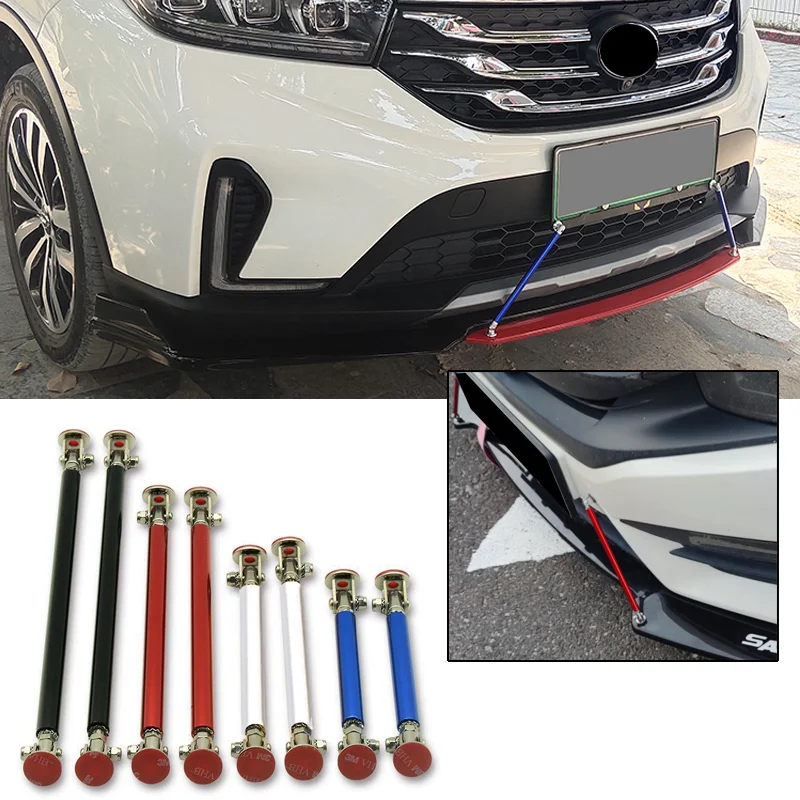 Car Anteriore Paraurti Posteriore Lip Splitter Spoiler Support Bar Kit Asta Decorativa Per Bmw E90 Tesla Model 3 Audi A3 Passat B8 Golf 5 6 7