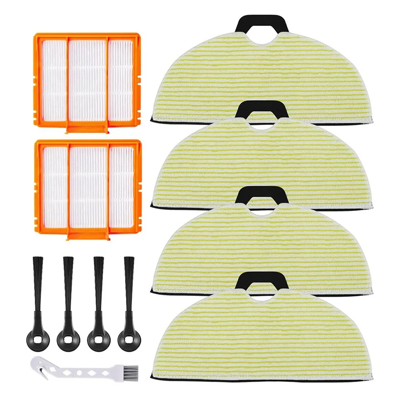 

Replacement Mop Brush Filter Kit Parts Accessories For Shark RV2001WD RV2002WD AV2001WD RV2000WD Robot Vacuum Part
