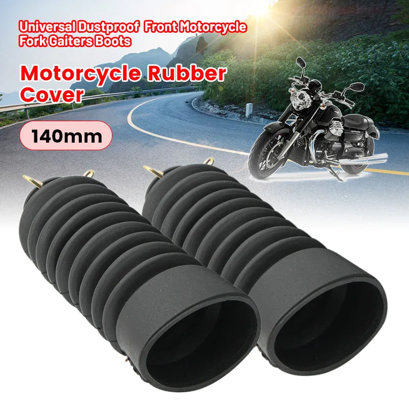 MotorcycleRubberFrontForkGaitersBootShockAbsorberGaitersCoversRubberSleeveFor