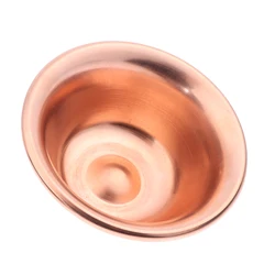 Handcrafted Pure Copper Water Supply Bowl with Fine Polish Finish (Gold)