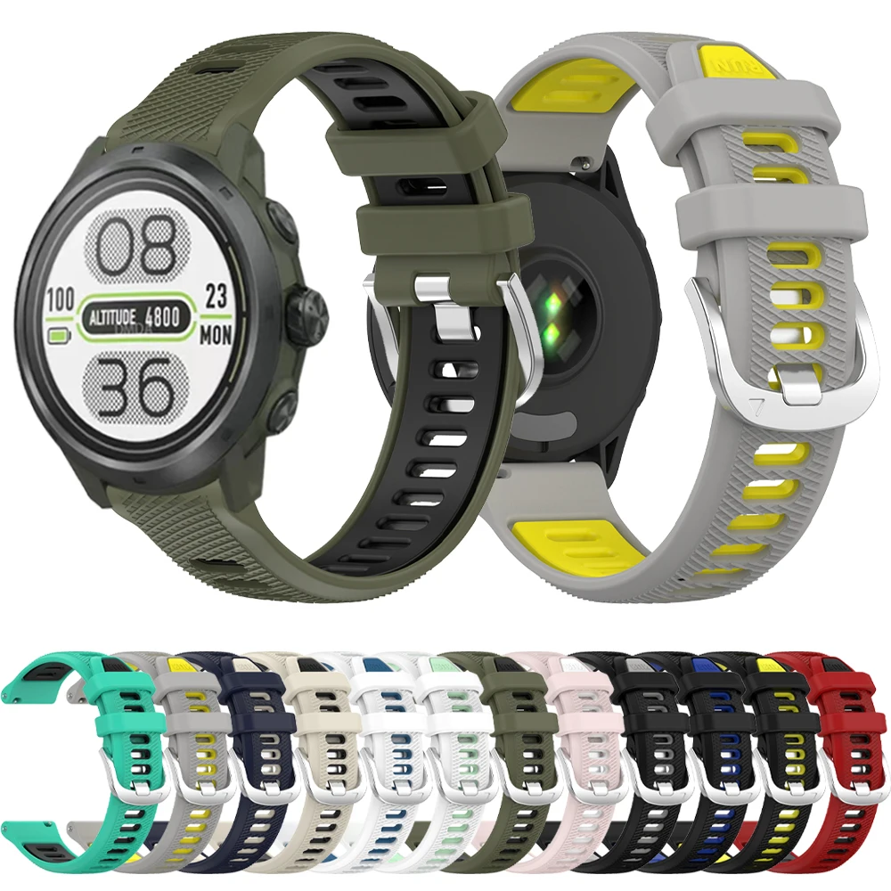 Cinturino Sportivo In Silicone Per Coros Pace 2 Band Per Coros Apex Pro Apex 46/42Mm Quick 20 22Mm Cinturini Da Polso Traspiranti Accessori